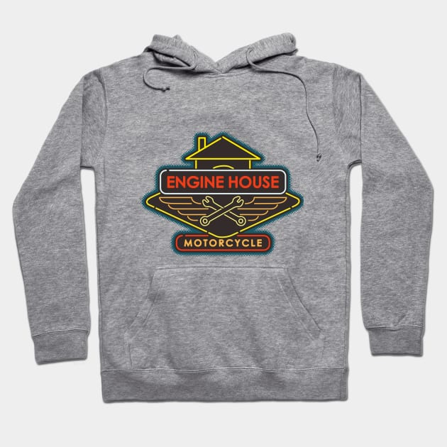 engine house Hoodie by Gientescape